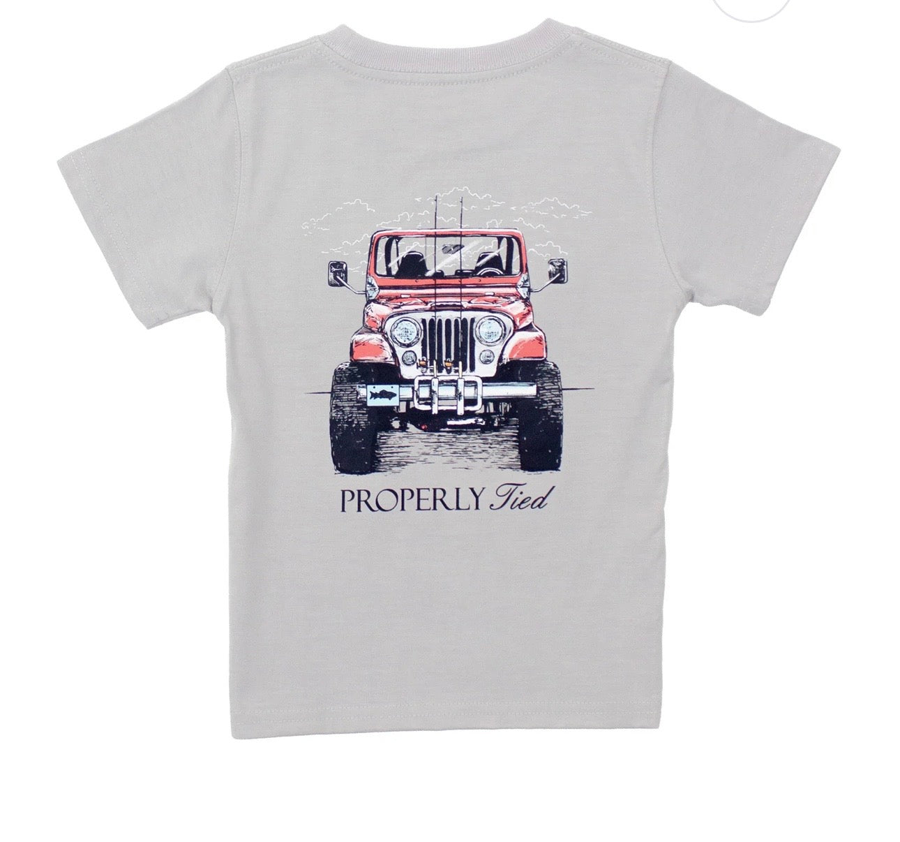 Boys Rod Runner Ice Grey Tee