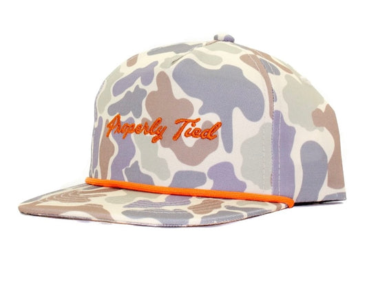 Boys Sportsman Rope Hat Field Camo