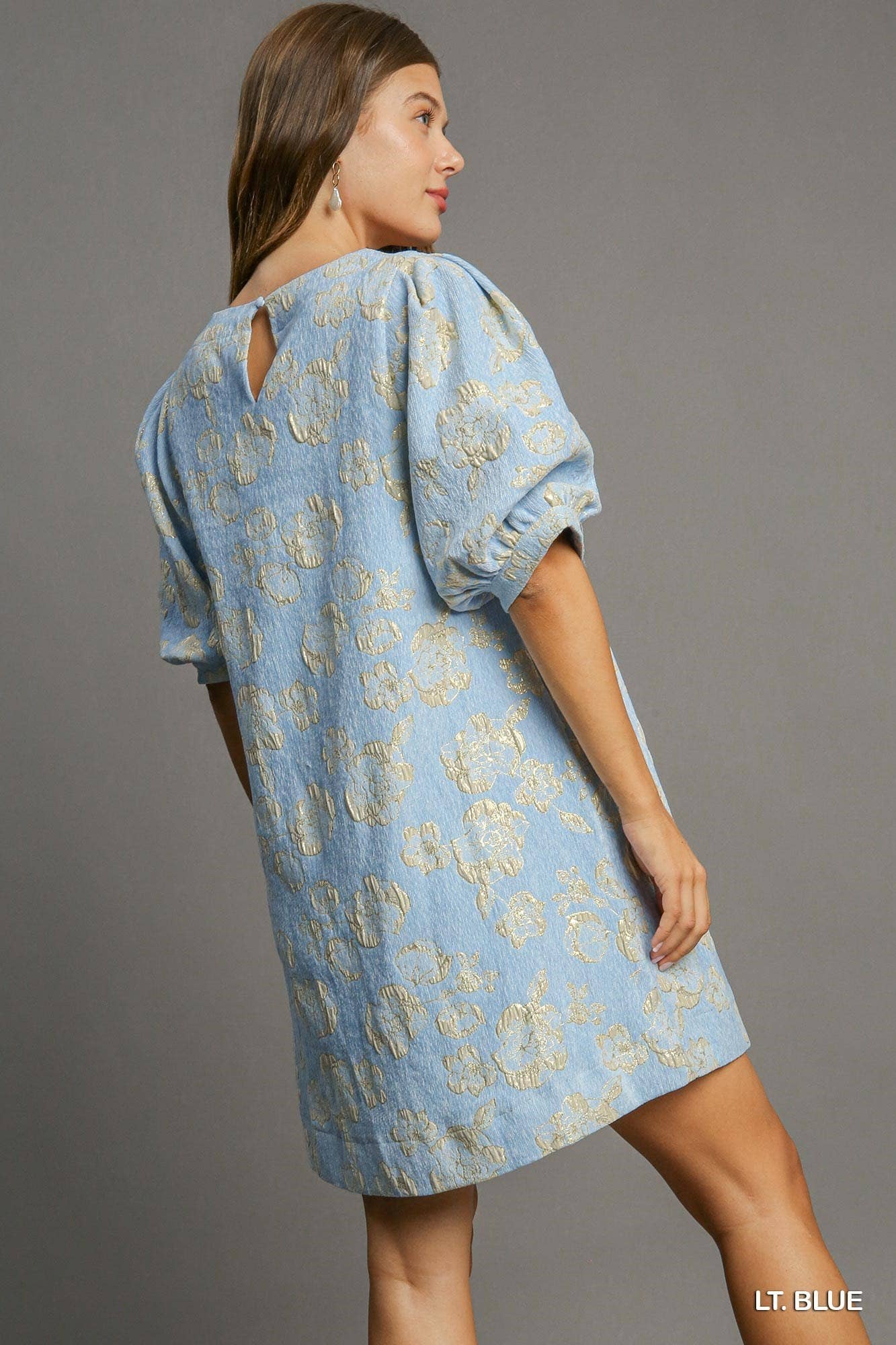 Floral Jacquard Mini Dress Sew Little Gifts Floral Jacquard Mini Dress Sew Little Gifts