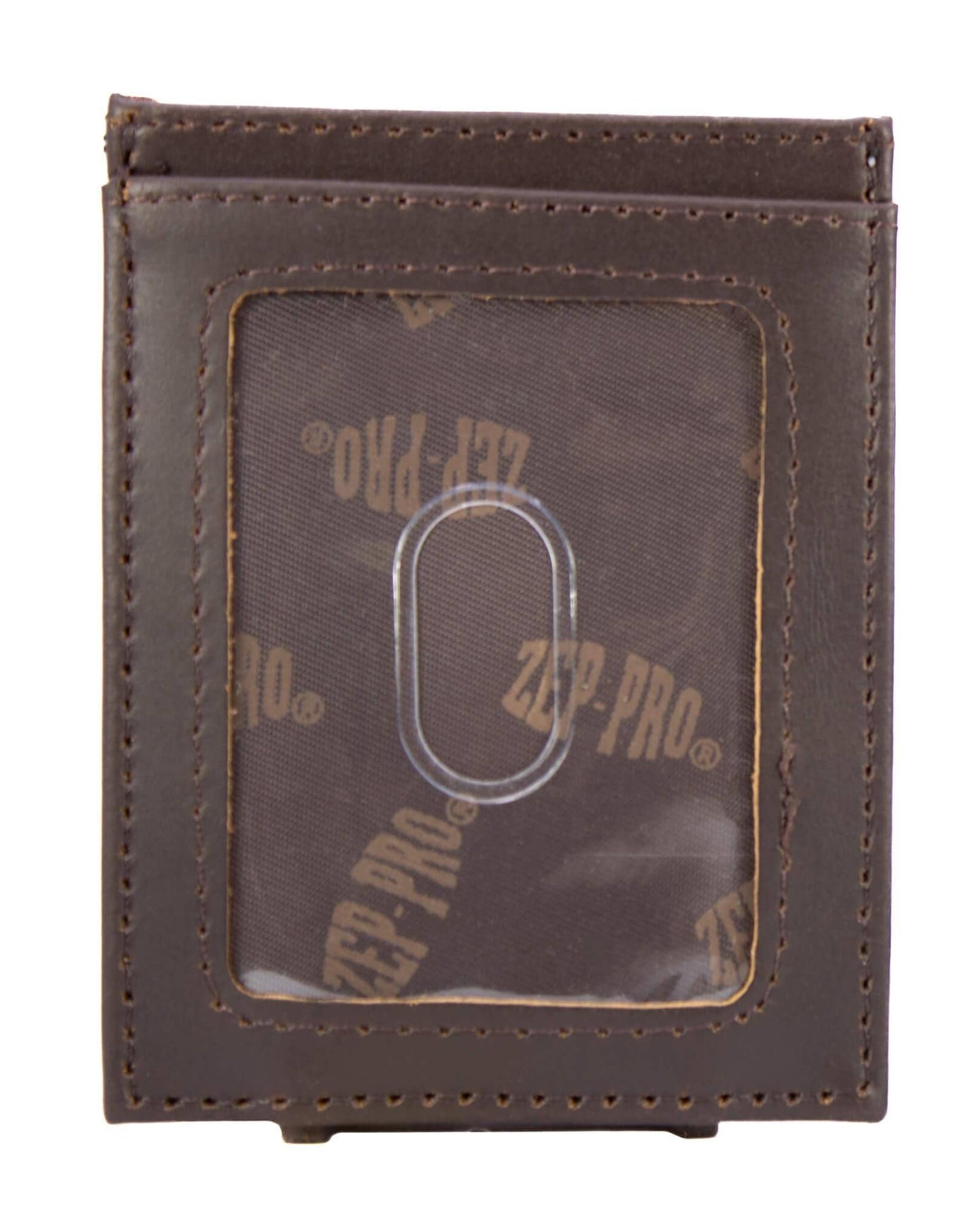 Buck Men's Magnetic Front Pocket Old School Camo Leather Wallet.