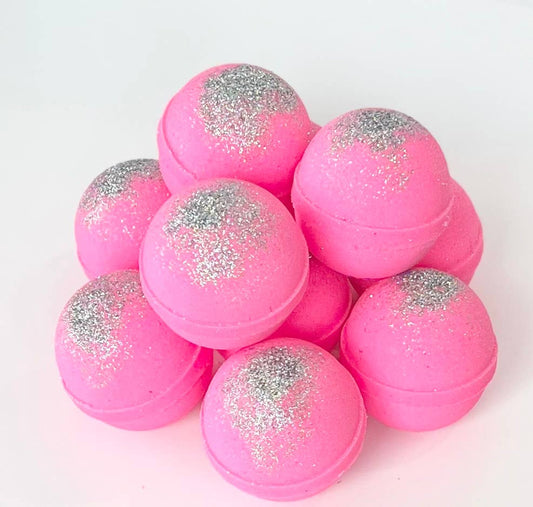 Pink Party Club Bath Bomb, Pink Bath Bomb