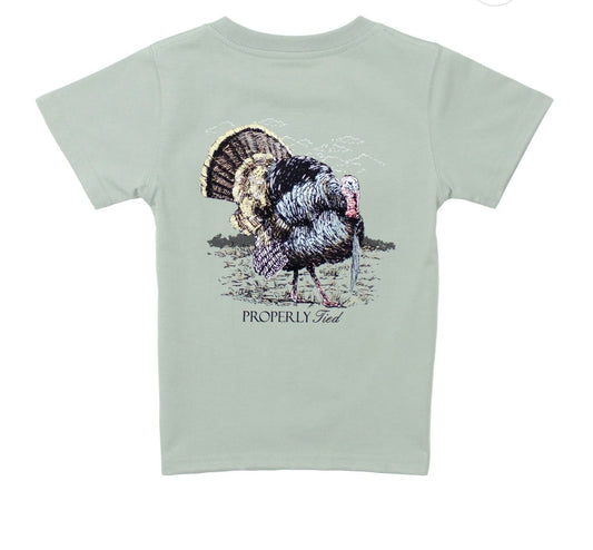 Boys Gobbler Chrome Grey Tee