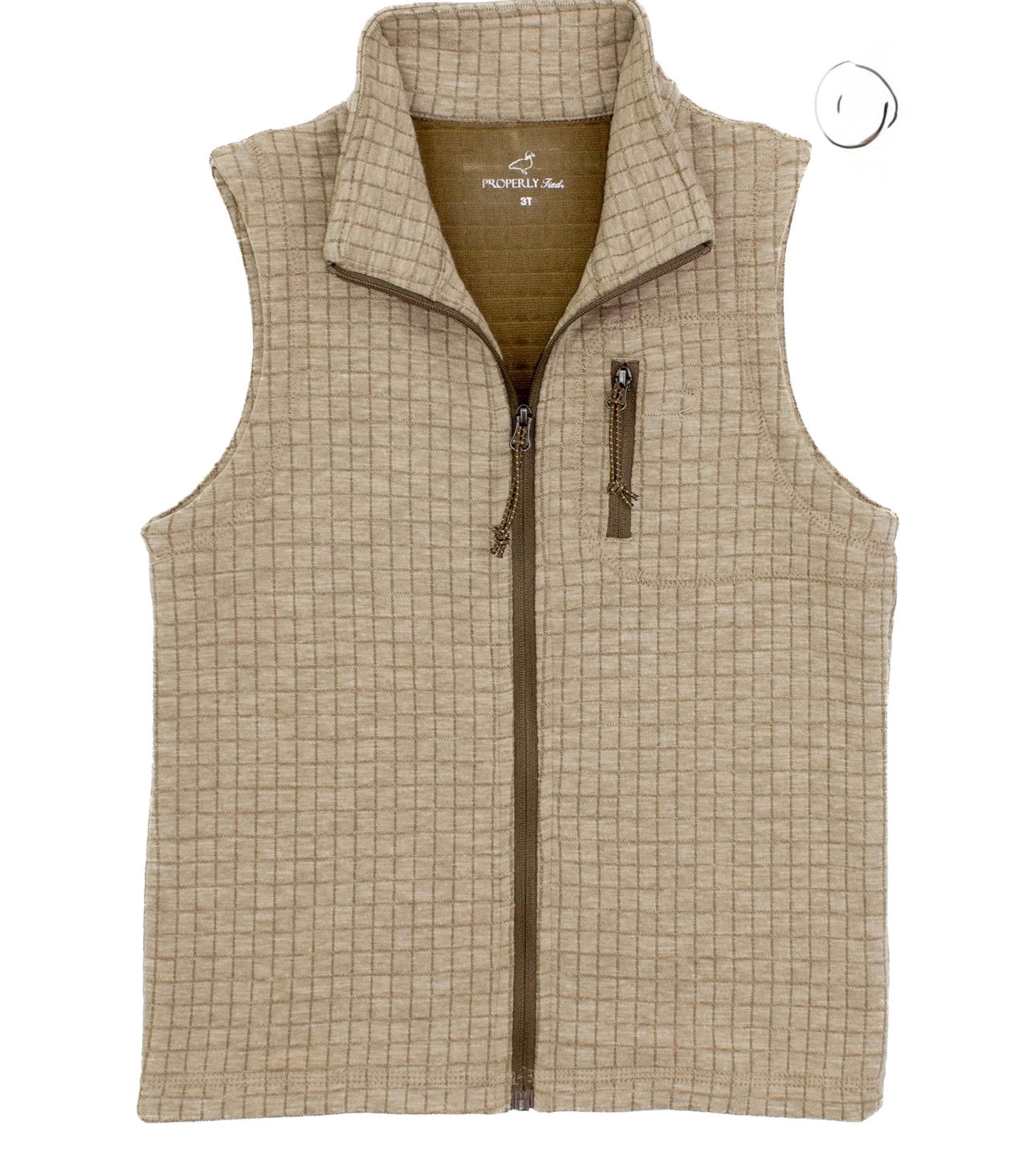 Boy's Delta Vest White Oak