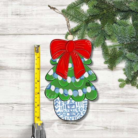 DK Chinoiserie Tree Ornament