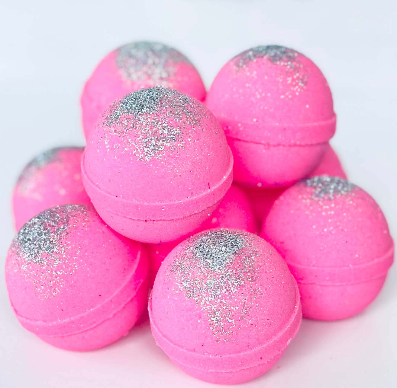 Pink Party Club Bath Bomb, Pink Bath Bomb